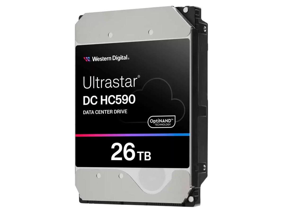 Western Digital 0F65672 Ultrastar DC HC500 WUH722626ALE6L4 26TB 512MB 7200RPM SATA 3.5in Hard Drive