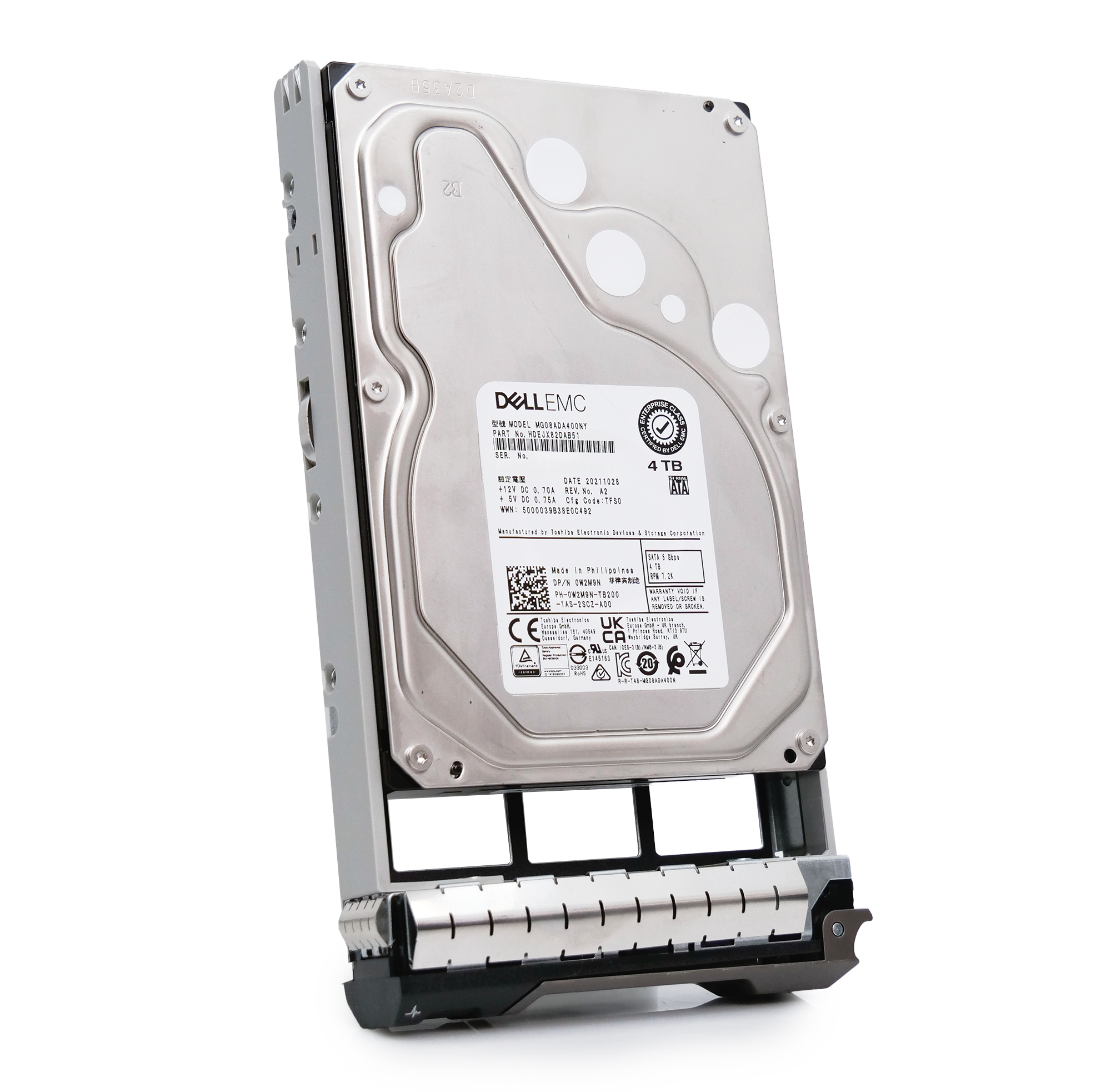 Dell G13 0HNVFP 4TB 7.2K RPM SATA 6Gb/s 512n 3.5in Hard Drive