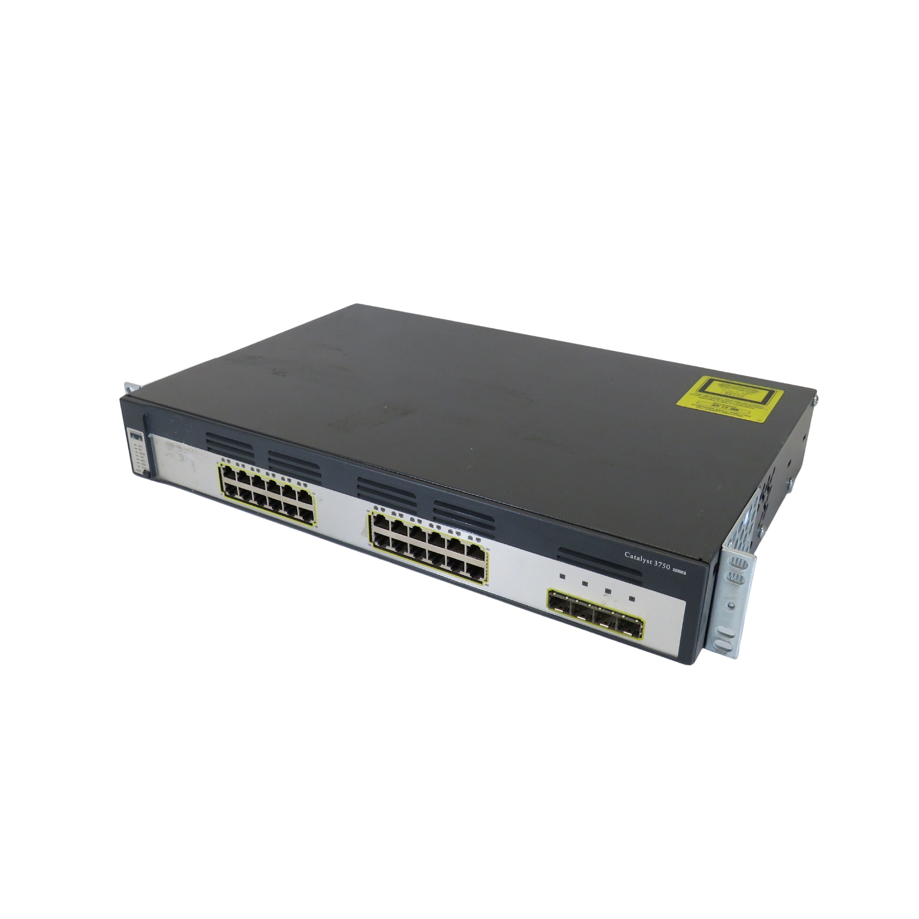 Cisco WS-C3750G-24TS-S Catalyst 3750 24 Port 10/100/1000 + 4 SFP Switch (Refurbished)