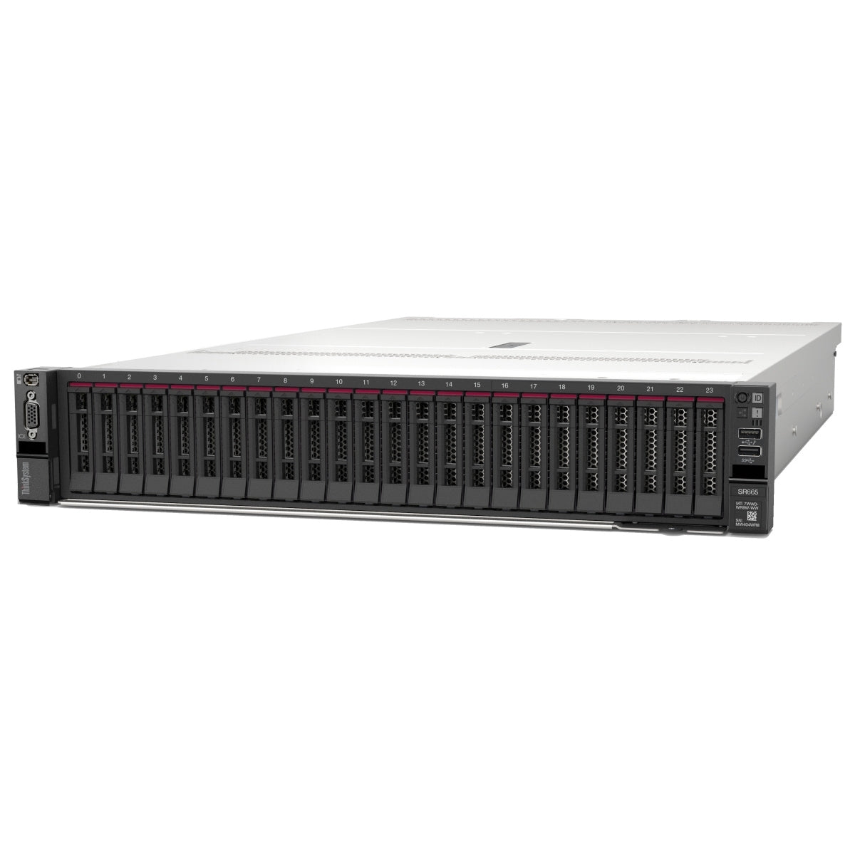 Lenovo SR665 Server 2x AMD EPYC 7203 8C 2.8GHz, 2048GB RAM, 8x 3.84TB SSD