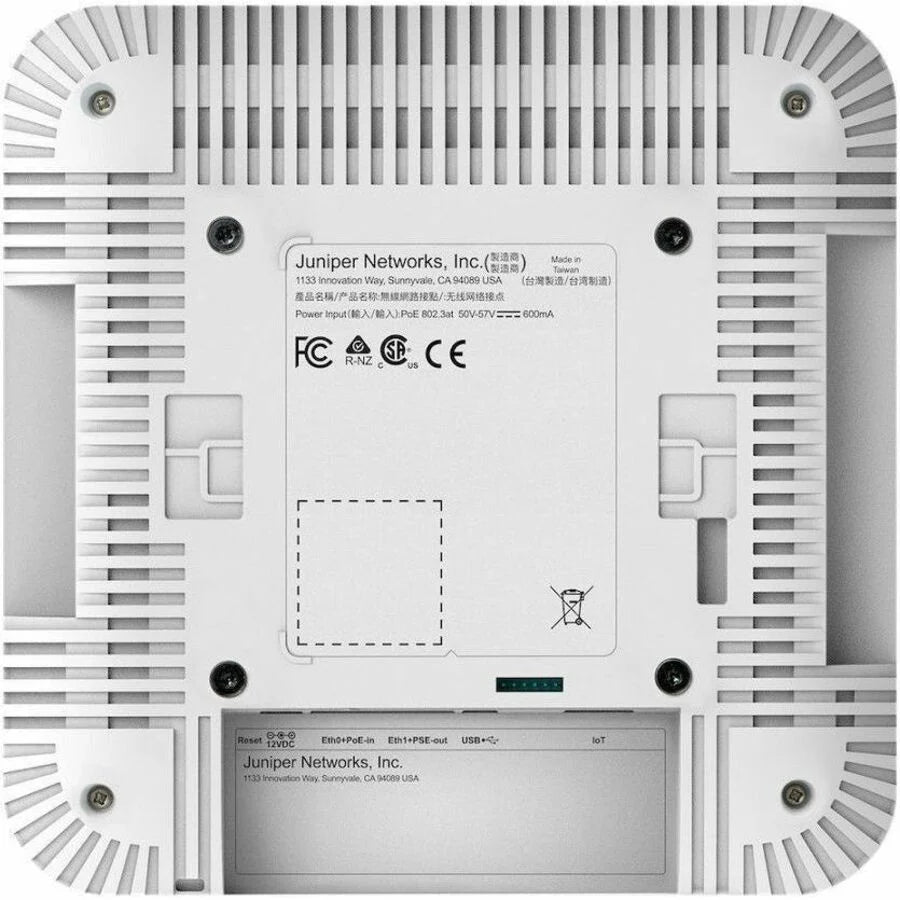 Juniper AP43E Dual Band Wi-Fi 6 IEEE 802.11 a/b/g/n/ac/ax 3.50 Gbit/s Wireless Access Point - Indoor