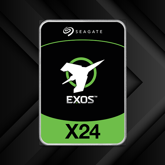 Seagate Exos X24 ST24000NM002H 24TB 7.2K RPM SATA 6Gb/s 512e FastFormat 3.5in Recertified Hard Drive