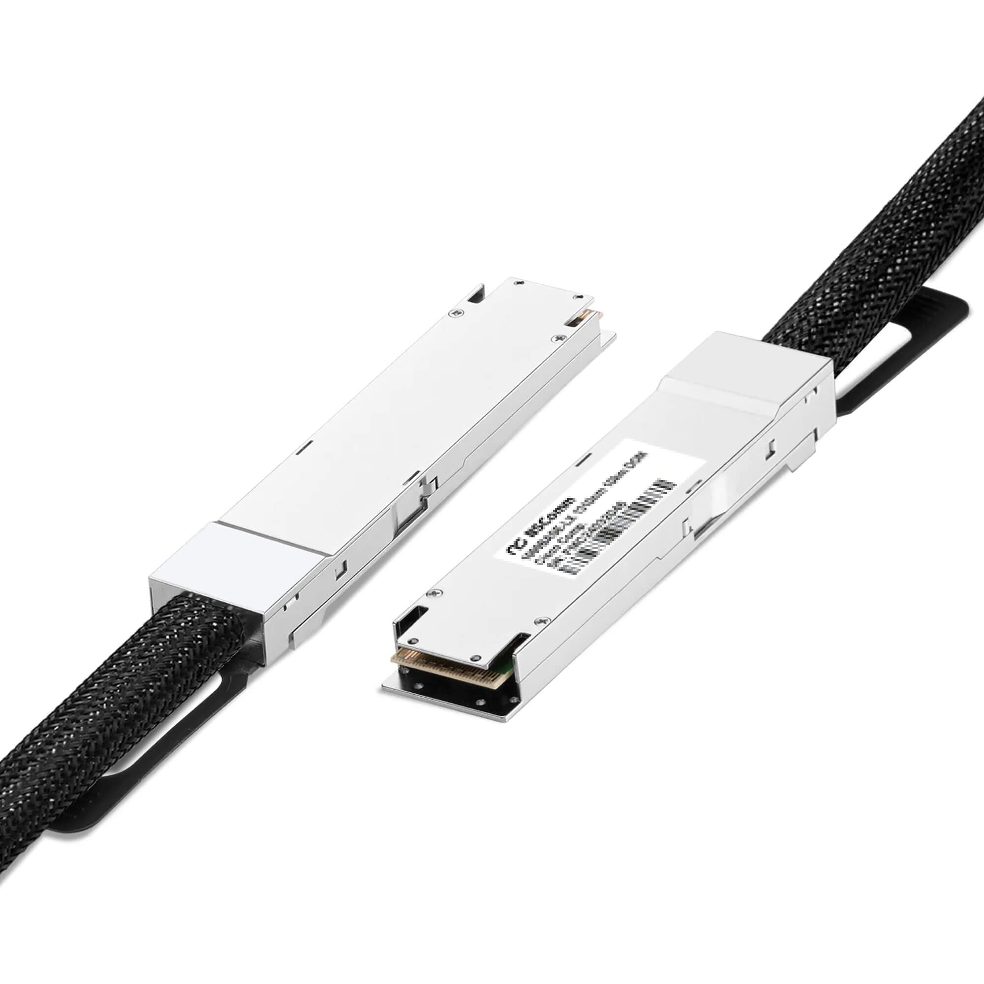 NSComm NVIDIA/Mellanox Compatible 1.6T OSFP Flat Top Infiniband XDR Active Direct Attach Copper Twinax Cable up to 3m(10ft)