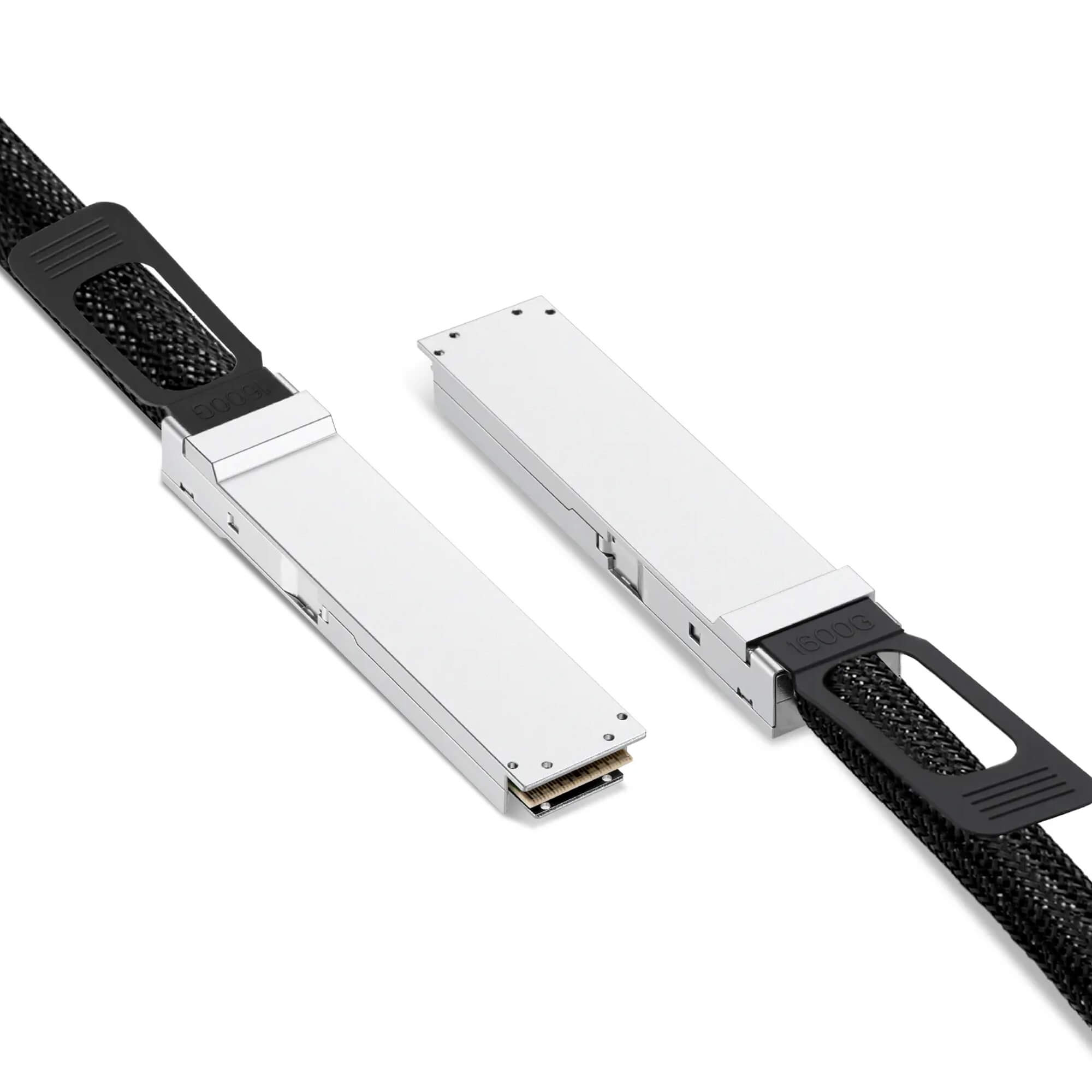 NSComm NVIDIA/Mellanox Compatible 1.6T OSFP Flat Top Infiniband XDR Active Direct Attach Copper Twinax Cable up to 3m(10ft)
