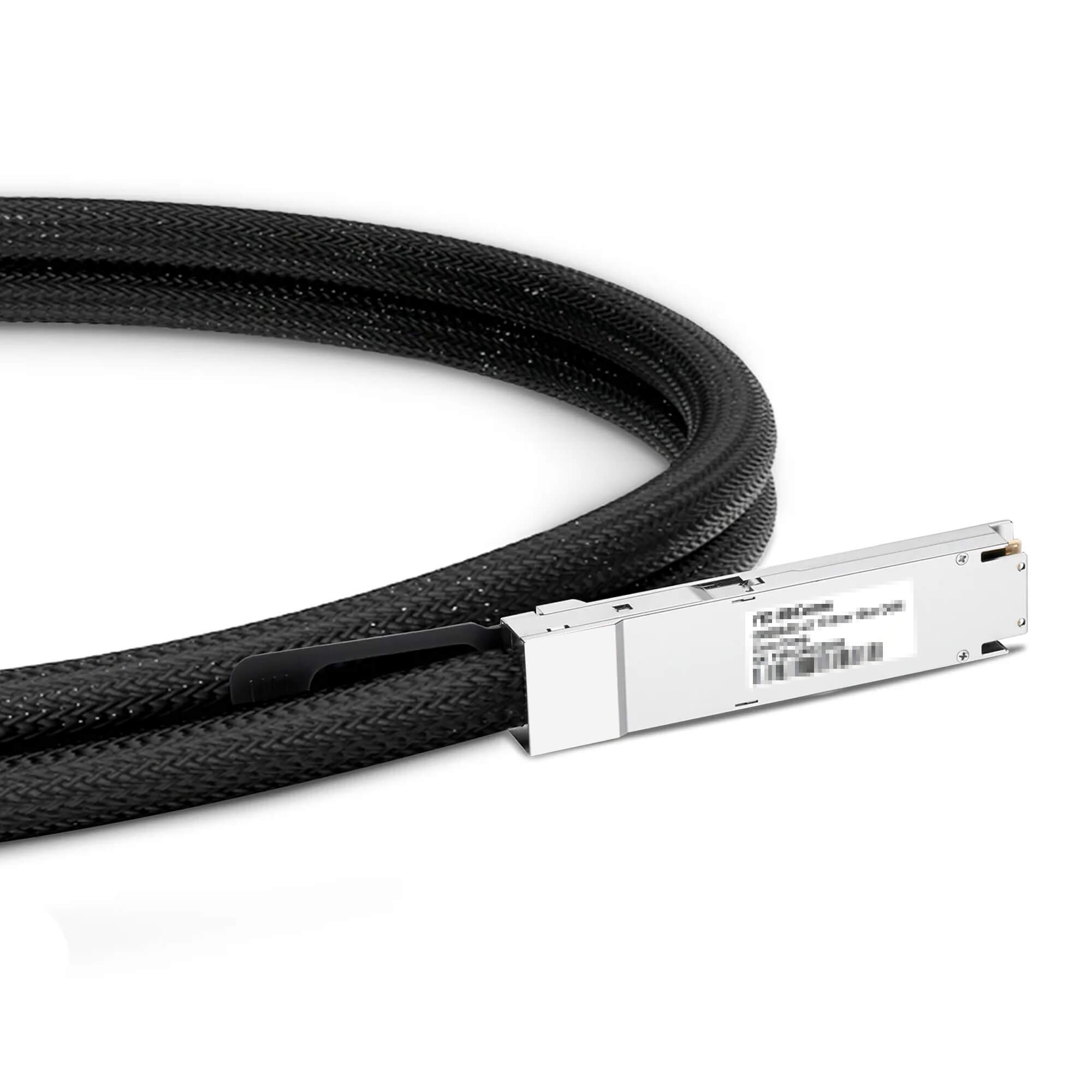 NSComm NVIDIA/Mellanox Compatible 1.6T OSFP Flat Top Infiniband XDR Active Direct Attach Copper Twinax Cable up to 3m(10ft)
