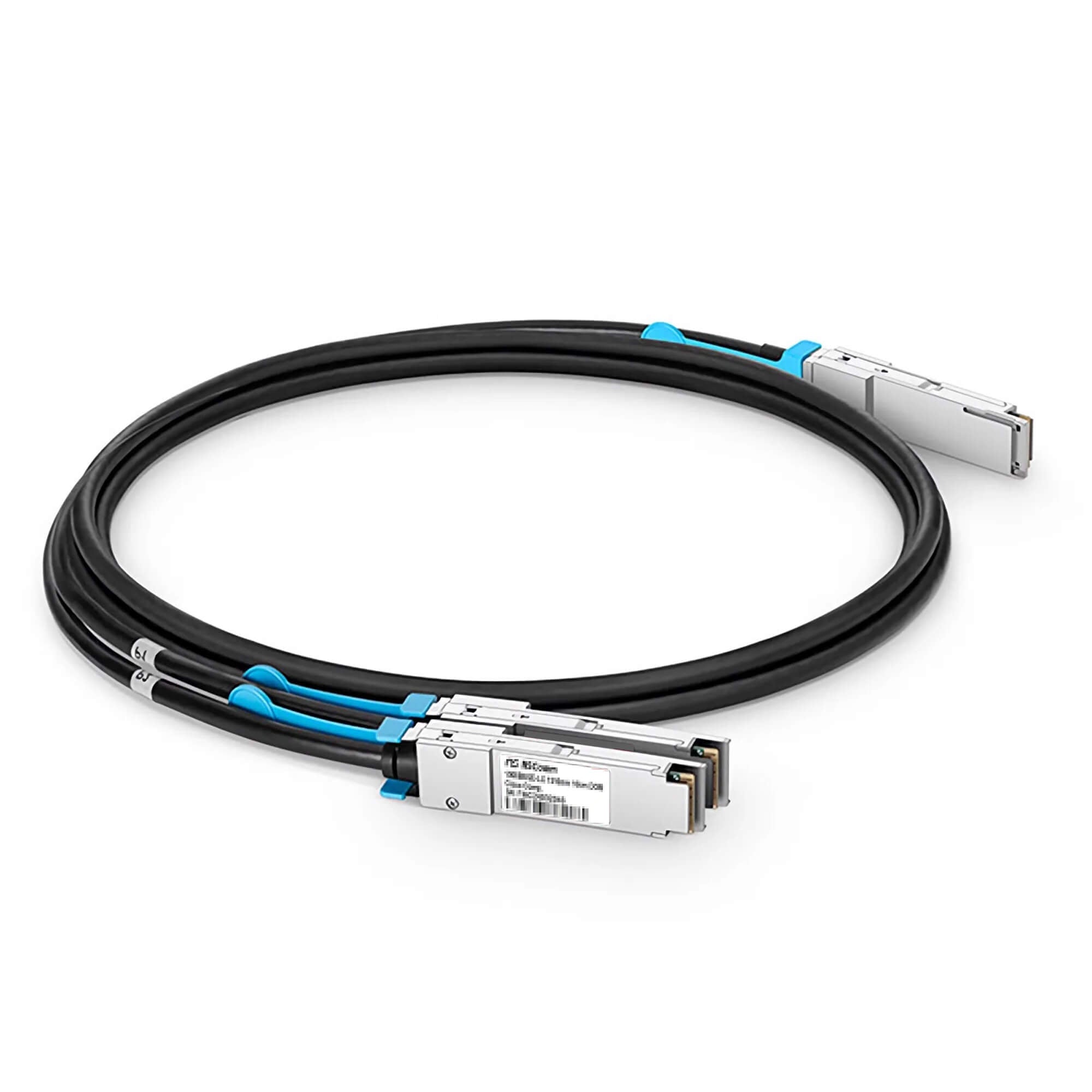NSComm 100G QSFP28 to 2 x 50G QSFP28 Ethernet Active Direct Attach Copper Breakout Cable up to 9m(29ft)