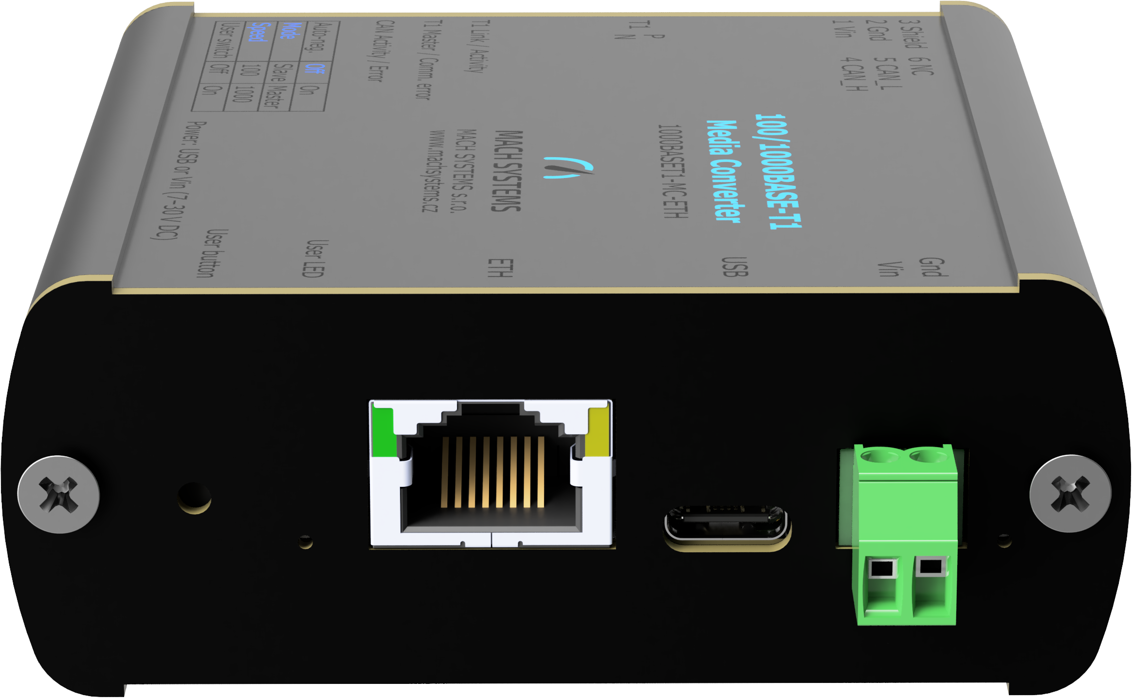 100/1000 BASE-T1 to Ethernet Converter (TE MATEnet)