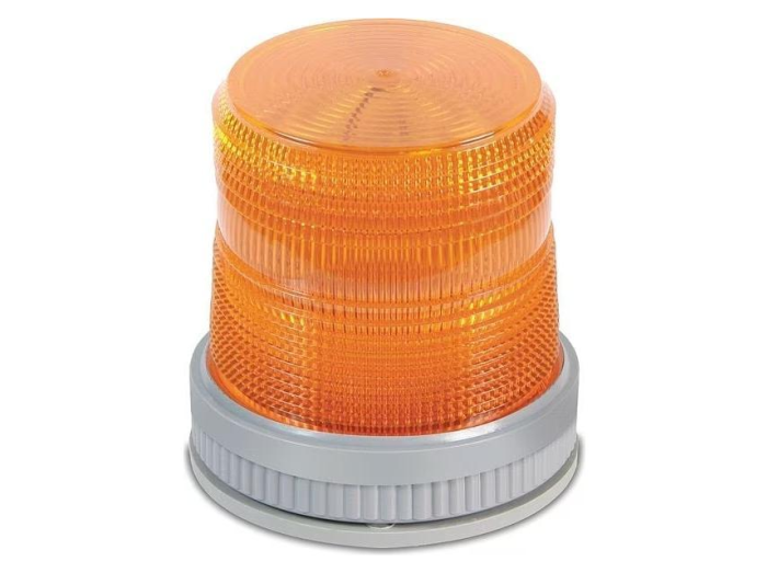 Edwards Signaling 105XBRMA120A 120 VAC Multi-Mode Amber LED Beacon for Industrial and Marine Use