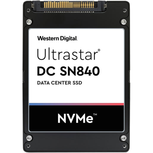 Western Digital Ultrastar DC SN840 WUS4BA1A1DSP3X4 0TS2058 15.36TB 1 DWPD PCIe Gen 3.1 x4 4GB/s 3D TLC U.2 NVMe TCG 2.5in SSD