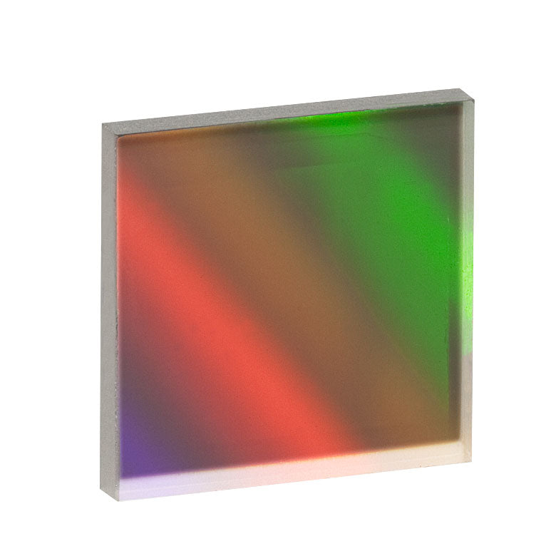 T-GT25-03 - Visible Transmission Grating, 300 Grooves/mm, 17.5° Groove Angle, 25 mm x 25 mm