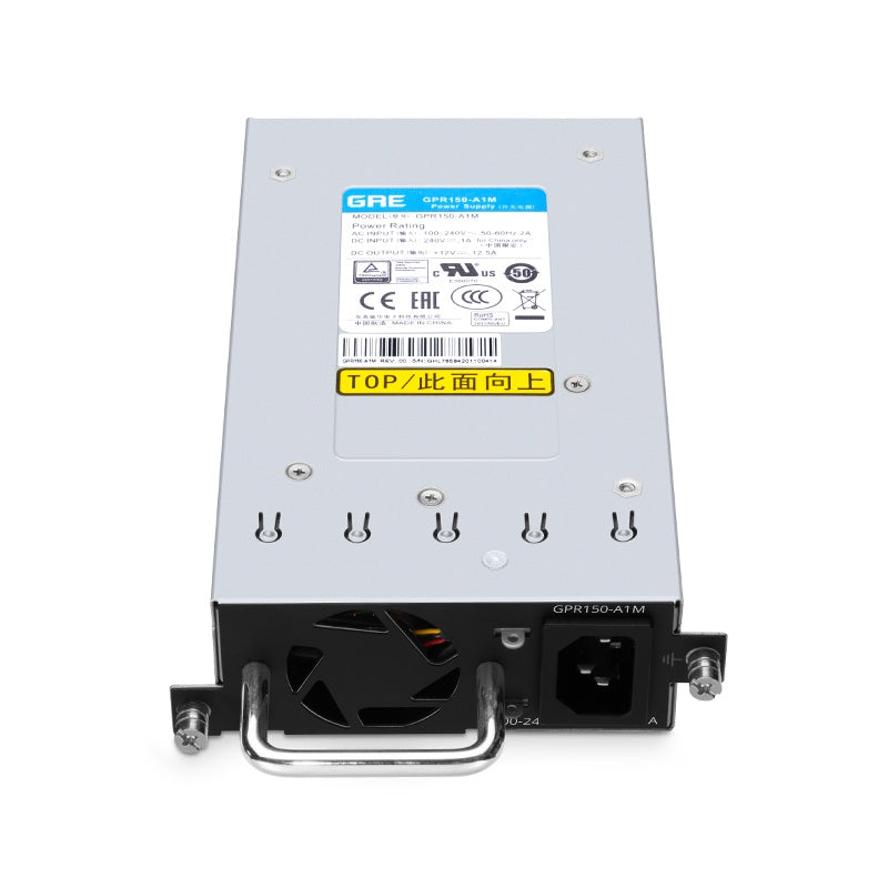 Hot-swappable AC Power Module 150W, for FS-S5800-48F4SR, FS-S5800-48T4S, FS-S5850-24S2Q, FS-S5850-24S2C, FS-S5850-16T16BS2Q
