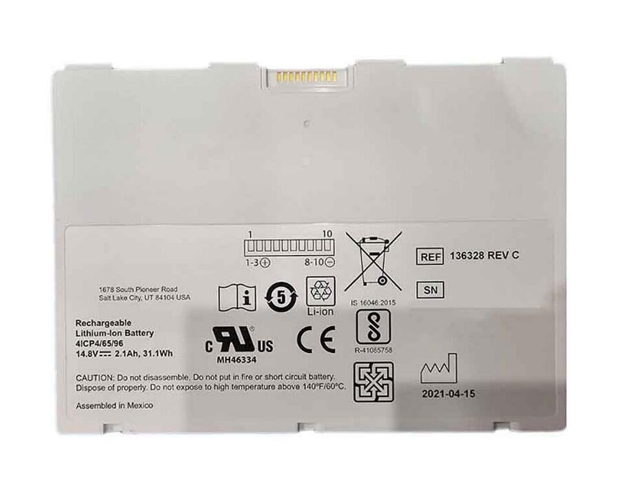 136328 57834 81701 VB-200 Battery for C50 DR, F30 Flat Panel, 4336W, Paxscan 4336W V4 & Varian 4336W Detectors