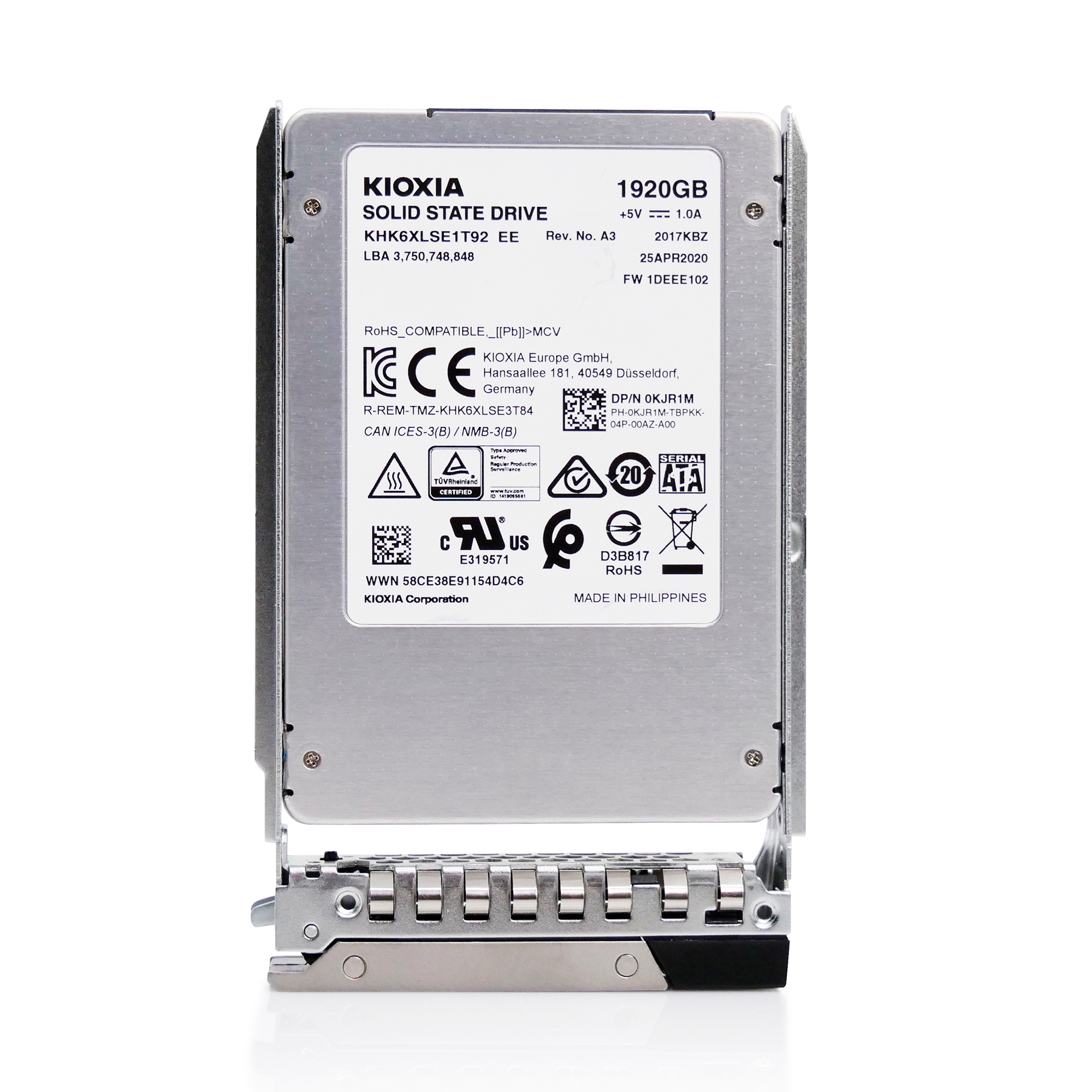 Dell G14 0962FP 1.92TB 0.6 DWPD SATA 6Gb/s 3D TLC 2.5in Refurbished SSD