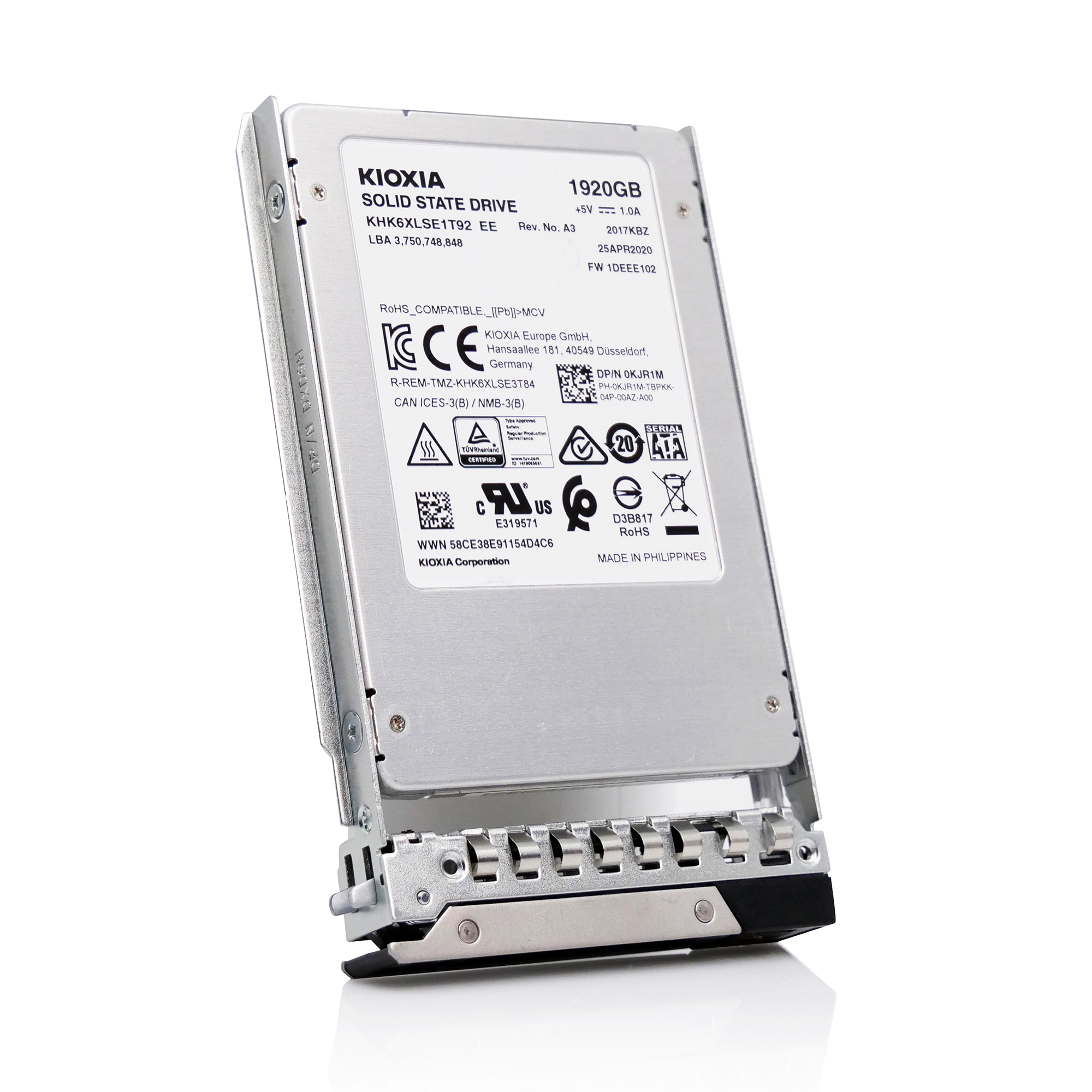 Dell G14 0962FP 1.92TB 0.6 DWPD SATA 6Gb/s 3D TLC 2.5in Refurbished SSD