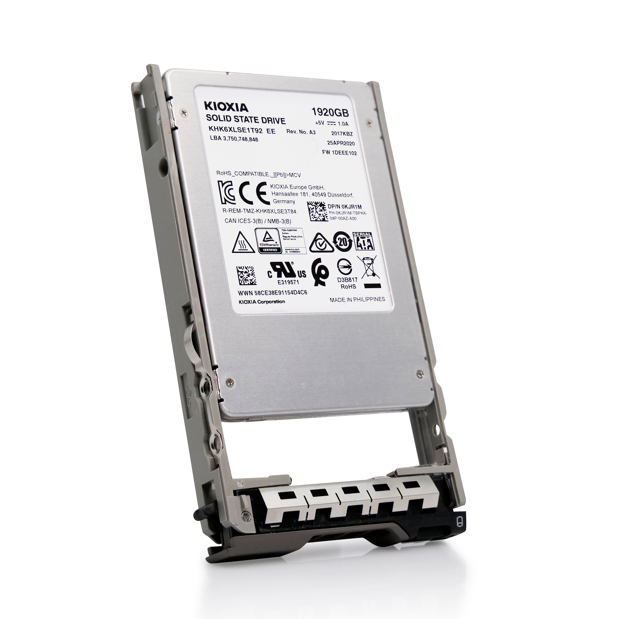 Dell G13 0KJR1M 1.92TB 0.6 DWPD SATA 6Gb/s 3D TLC 2.5in Refurbished SSD