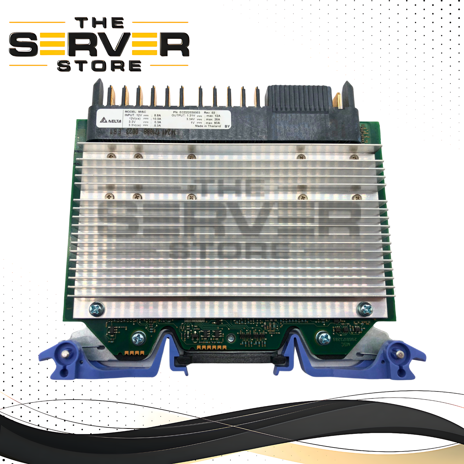 IBM POWER8 E870/E880 Miscellaneous Voltage Regulator Module (VRM). OEM by Delta Electronics. P/N: 00RP697, MISC, ECD22030003 Rev. 02.