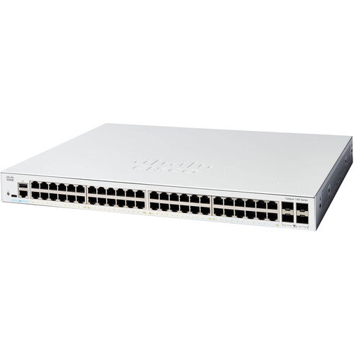 Cisco C1300-48T-4X 48-Port Managed Layer 3 Gigabit Switch with 10G SFP+ Uplinks