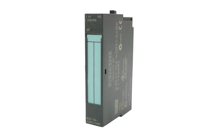 6ES7134-4GB51-0AB0 | Siemens SIMATIC ET 200S Analog Electronics Module with 2 Inputs 4–20 mA and Encoder Supply Outputs