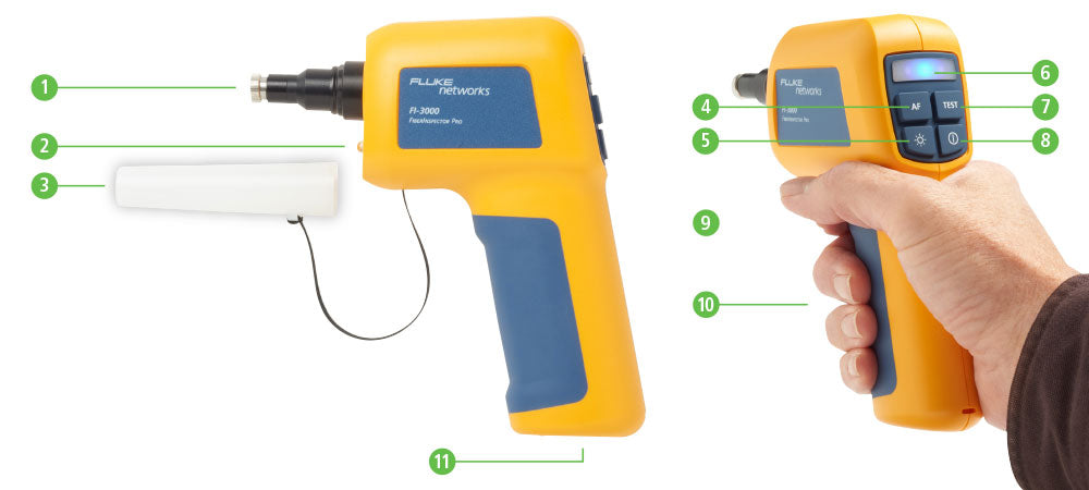 Fluke FI-3000 FiberInspector Pro MPO Camera