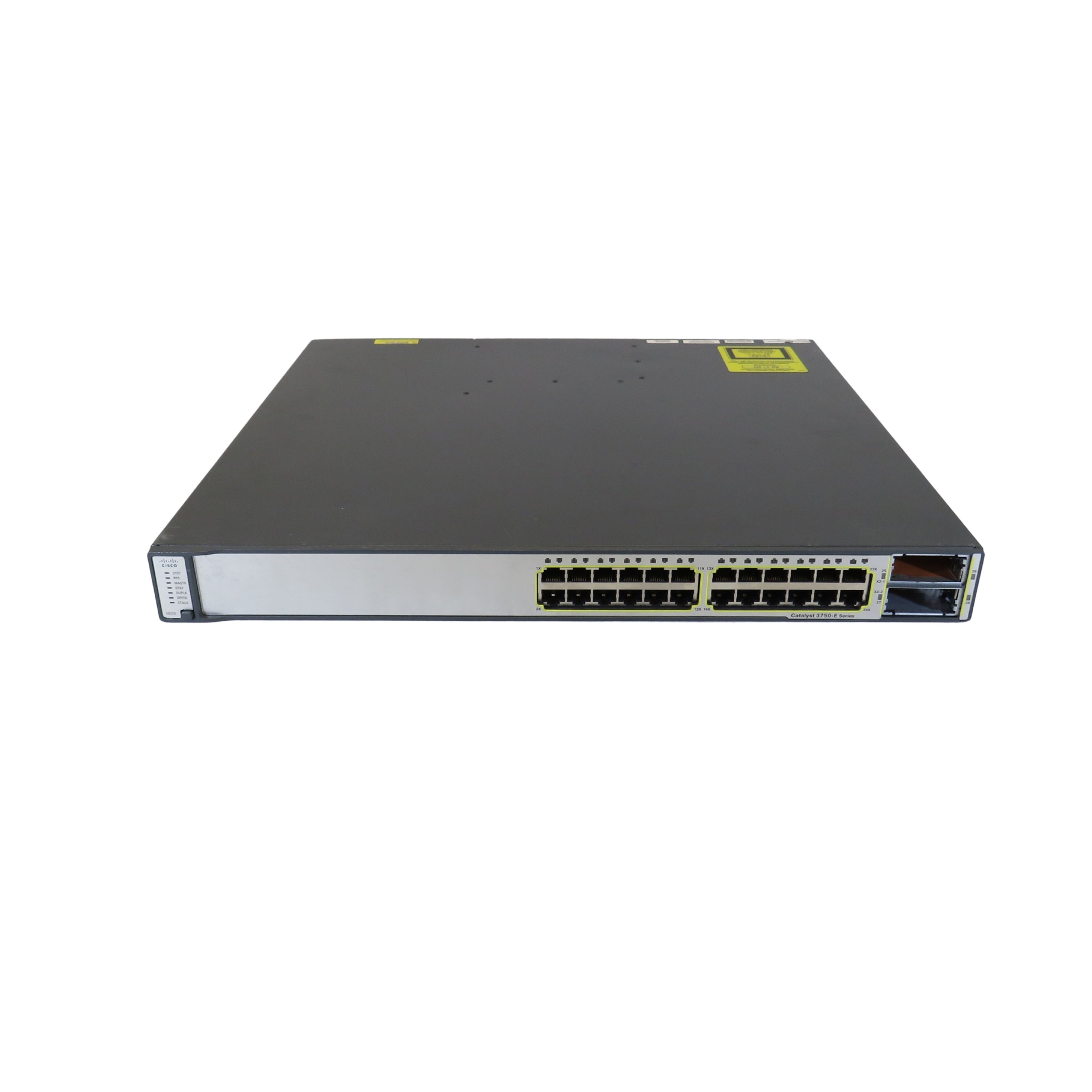 Cisco WS-C3750E-24TD-E Catalyst 3750-E 24 Port GbE, 2 10GE(X2) 265W Switch (Refurbished)