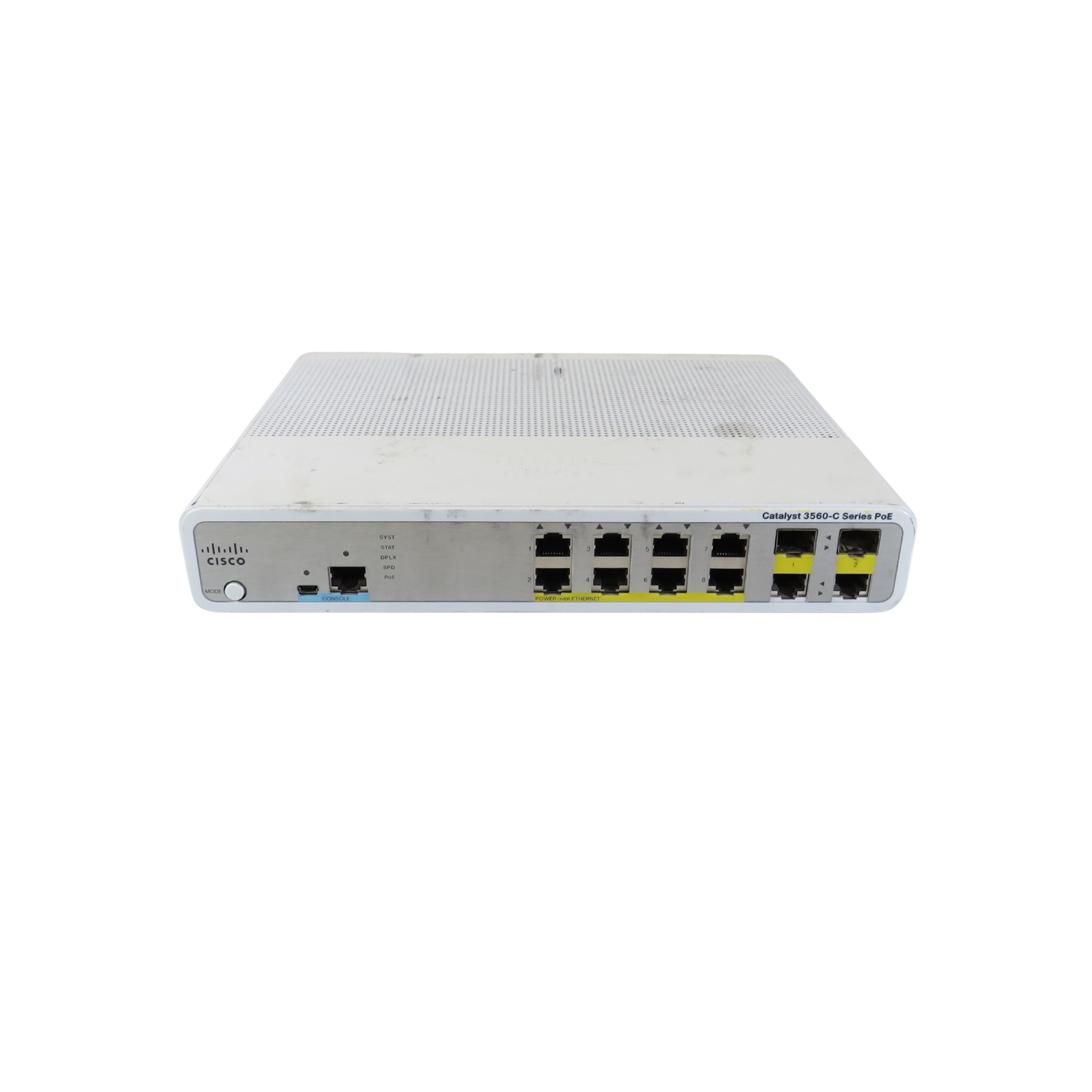 Cisco WS-C3560C-8PC-S Catalyst 3560C 8 Port FE PoE 2 Port Dual Uplink Switch (Refurbished)