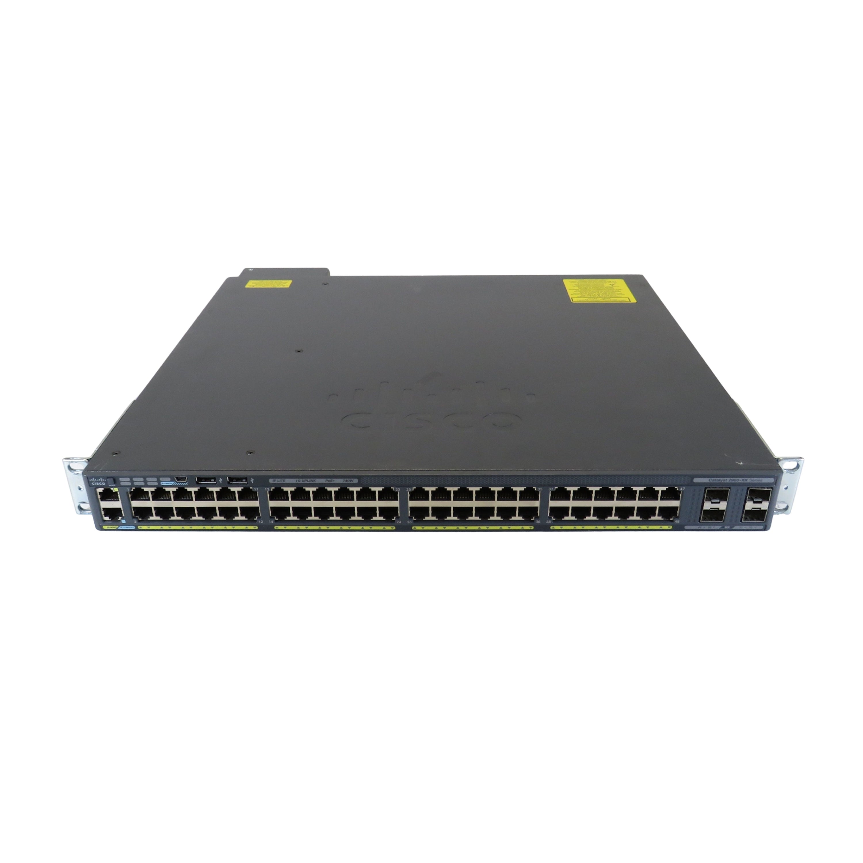Cisco WS-C2960XR-48FPS-I Catalyst 2960-XR 48 GigE PoE 4 x 1G SFP Switch (Refurbished)