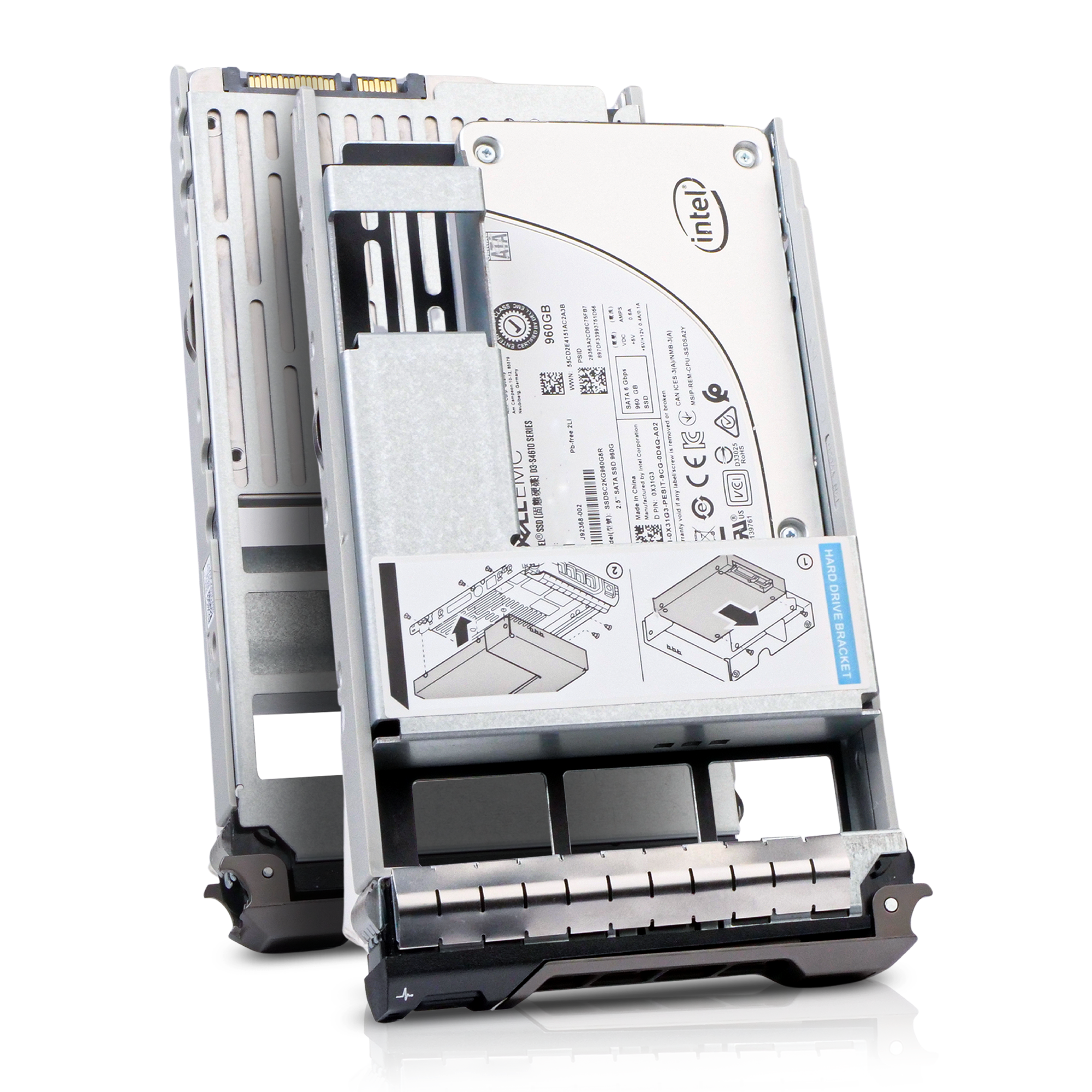 Dell G13 R7G07 960GB 3 DWPD SATA 6Gb/s 3D TLC Mixed-Used Hybrid 3.5in Refurbished SSD