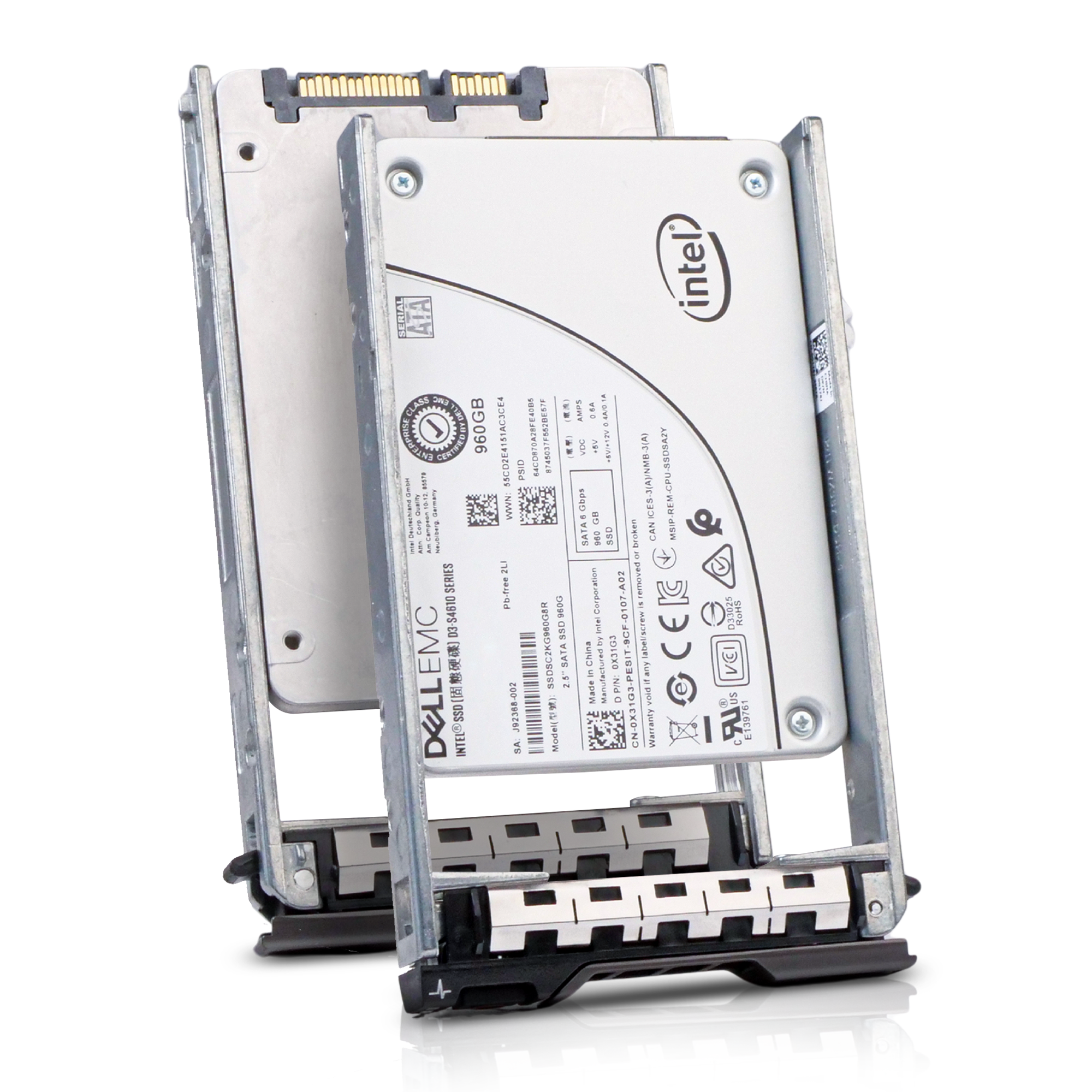 Dell G13 VXG5N 960GB 3 DWPD SATA 6Gb/s 3D TLC 2.5in Refurbished Mixed Use SSD