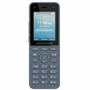 Grandstream WP826 IP Phone - Cordless - Cordless - Wi-Fi, Bluetooth - 4 Multiple Conferencing - Wall Mountable