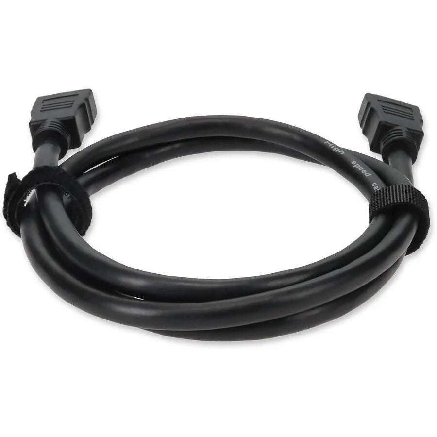 AddOn 1m HDMI 1.4 Male to HDMI 1.4 Male Black Cable Which Supports Ethernet Channel For Resolution Up to 4096x2160 (DCI 4K)