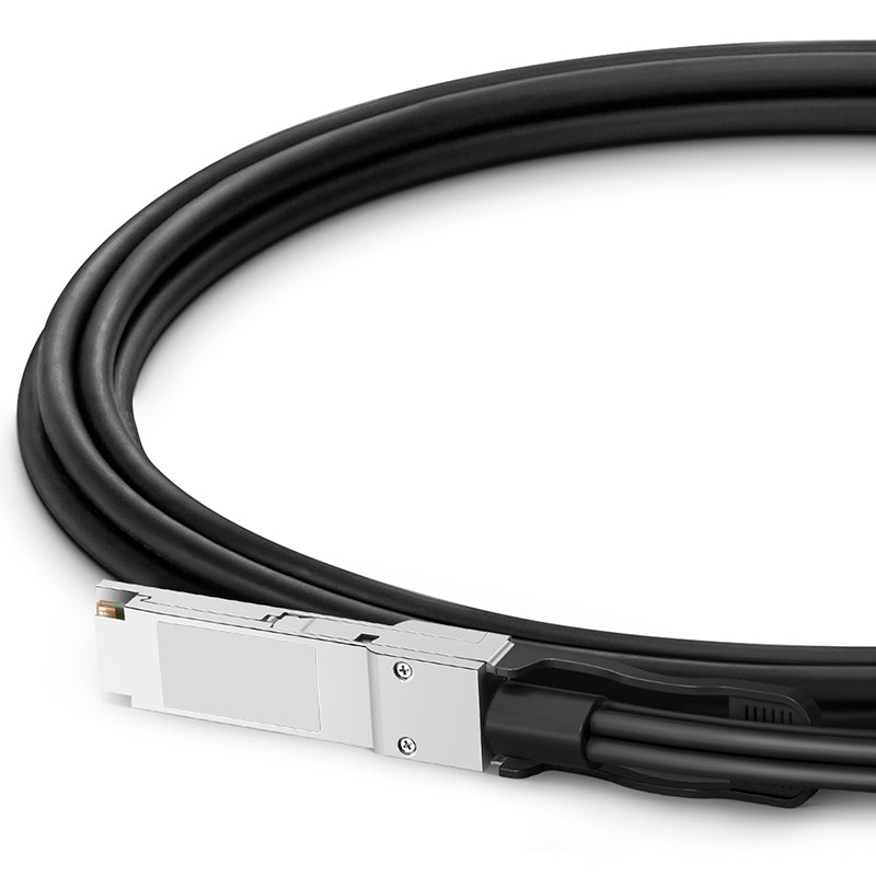 NSComm 200G PAM4 QSFP56 to 4x50G SFP56 Direct Attach PVC Copper Cable, up to 3m