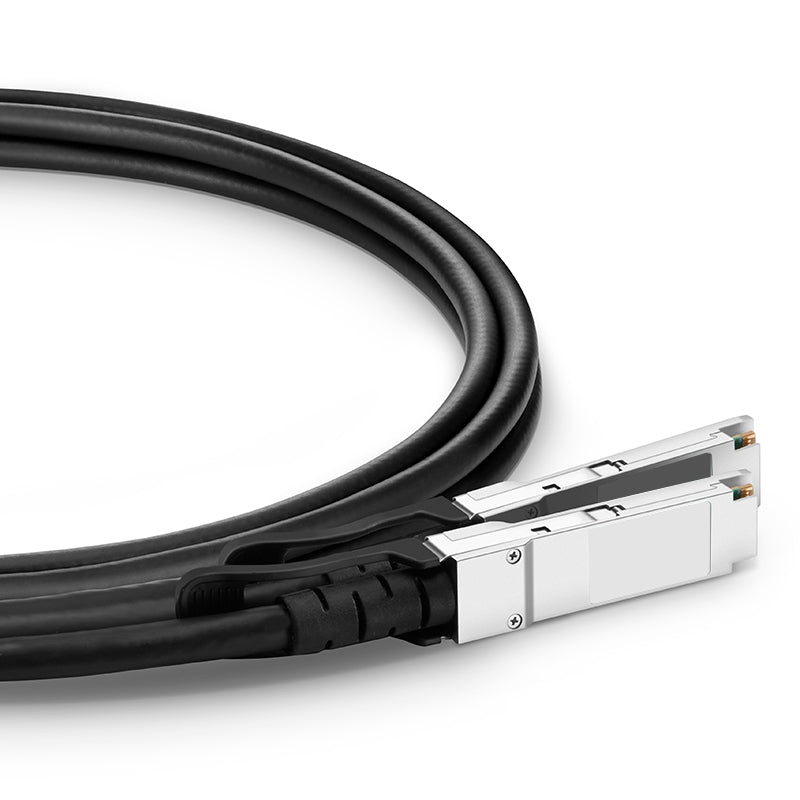 NSComm 200G PAM4 QSFP56 to 2x100G QSFP56 Direct Attach PVC Copper Cable, up to 3m