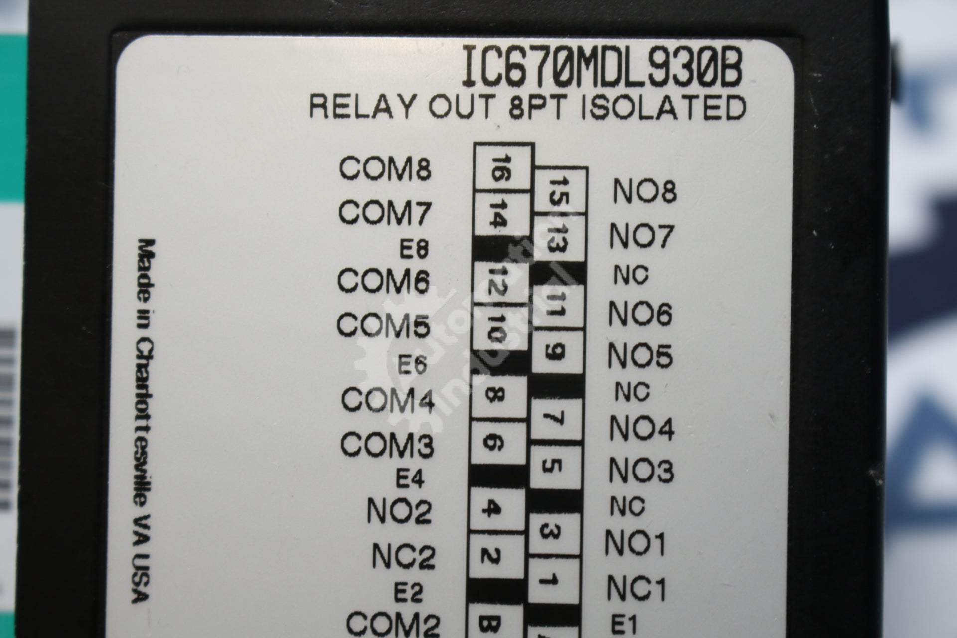 GE Fanuc IC670MDL930 IC670MDL930B Discrete Output Module