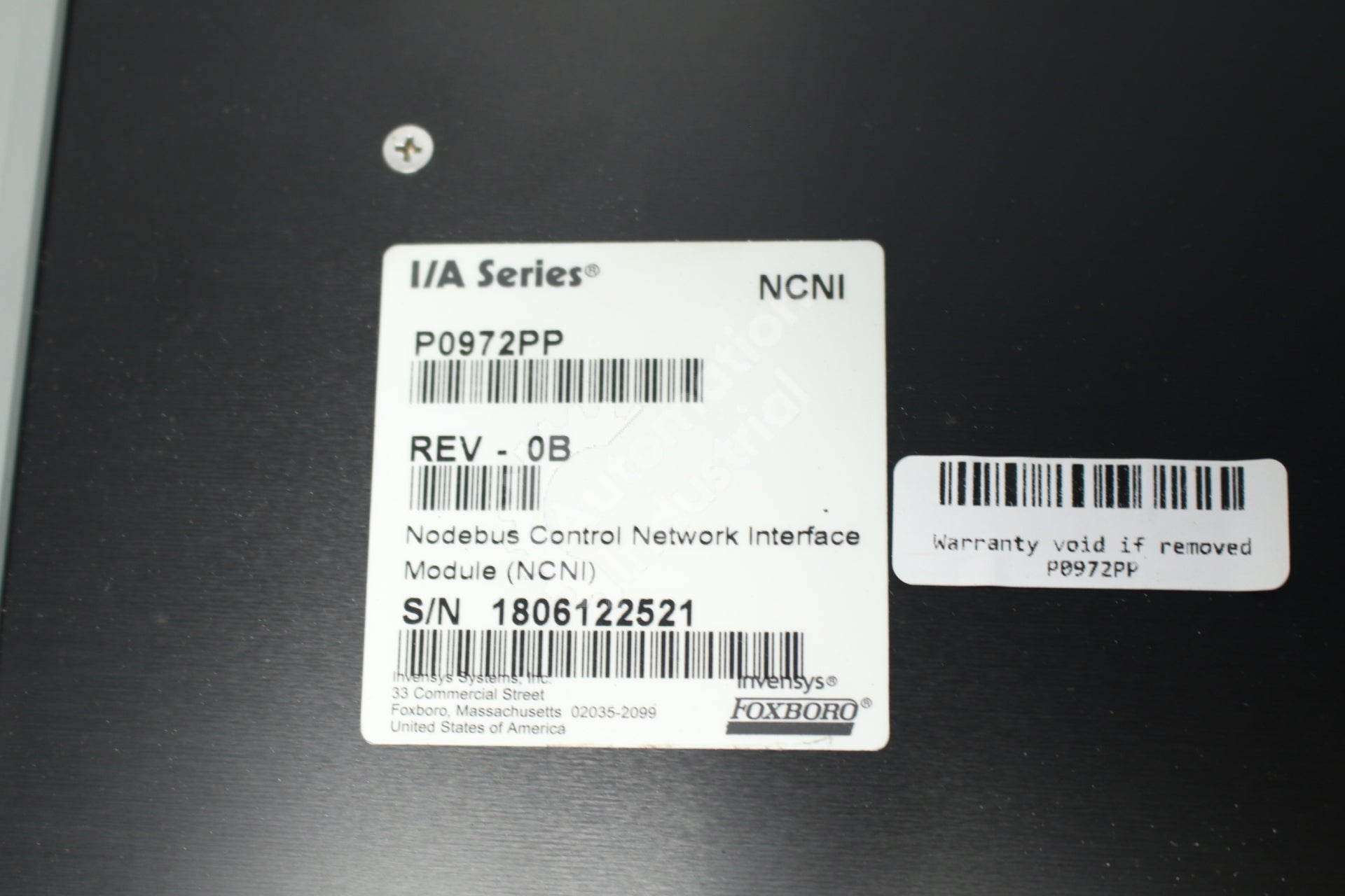 Foxboro P0972PP NCNI Network Interface Module