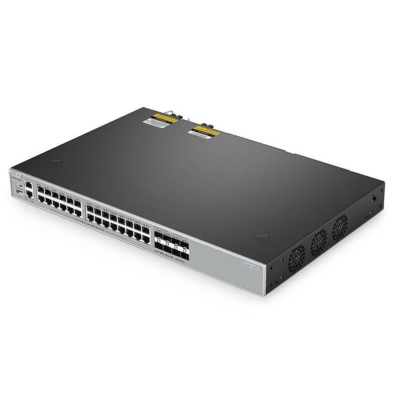 FS-S5810-28TS, 28-Port Gigabit Ethernet L3 Switch, 24 x Gigabit RJ45, 4 x RJ45/SFP Combo Ports, with 4 x 10Gb SFP+ Uplinks, Broadcom Chip
