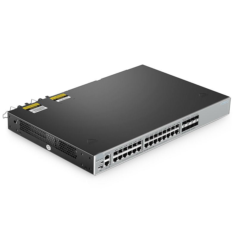 FS-S5810-28TS, 28-Port Gigabit Ethernet L3 Switch, 24 x Gigabit RJ45, 4 x RJ45/SFP Combo Ports, with 4 x 10Gb SFP+ Uplinks, Broadcom Chip