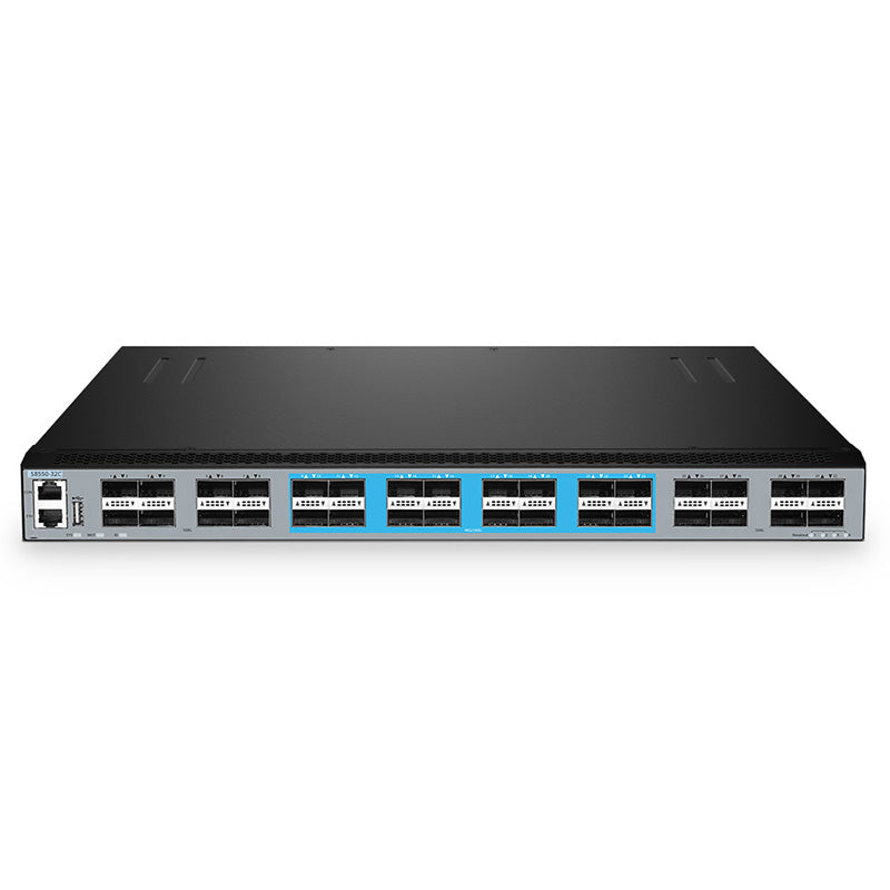 FS-S8550-32C, 32-Port Ethernet L3 Switch, 32 x 100Gb QSFP28, Support MPLS&MLAG, Hyper-Converged Infrastructure
