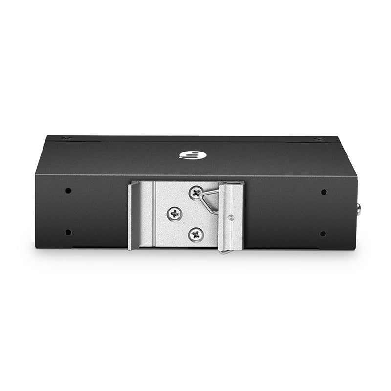 4-Ports 10/100/1000M Gigabit PoE+ Extender, 1x 802.3bt PoE++ Input to 4x 802.3af/at Output, Din-Rail, Industrial Standard
