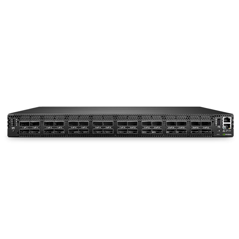FS-MSN4700-WS2RC, NVIDIA® Mellanox Spectrum-3 Based 32-Port Ethernet L3 Data Center Switch, 32 x 400Gb FS-QSFP-DD, Cumulus Linux™, C2P Airflow, Support RoCE