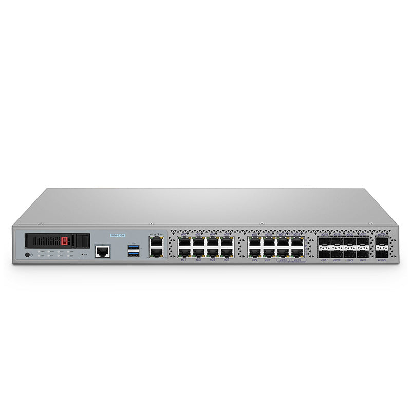 FS-NSG-5220 Next-Generation Firewall, 16 x 1Gb RJ45, 8 × 1Gb SFP, 2× 10Gb SFP+, with 1 Year License Default, License Renewal and Subscription Service Options Available