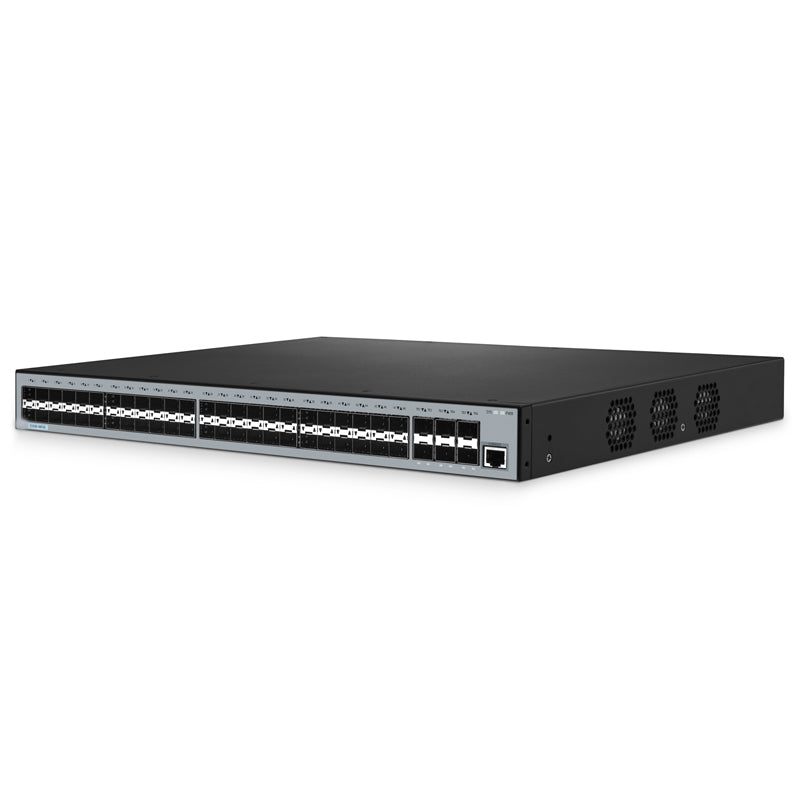 FS-S5500-48F6S, 48-Port Gigabit Ethernet L3 Switch, 48 x 1G SFP, with 6 x 10Gb SFP+ Uplinks, Support Stacking