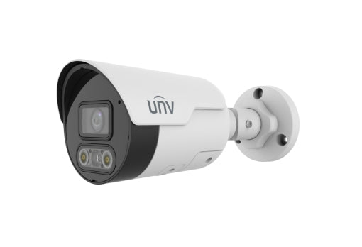Uniview IPC2124SR-ADF28KMC-DL-H 4MP Dual Light Fixed Bullet, 2.8mm, Built-in Mic & Speaker