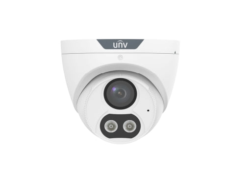 Uniview IPC3612SR-ADF40KMC-DL-H 2MP Dual Light Fixed Turret, 4.0mm, Built-in Mic & Speaker