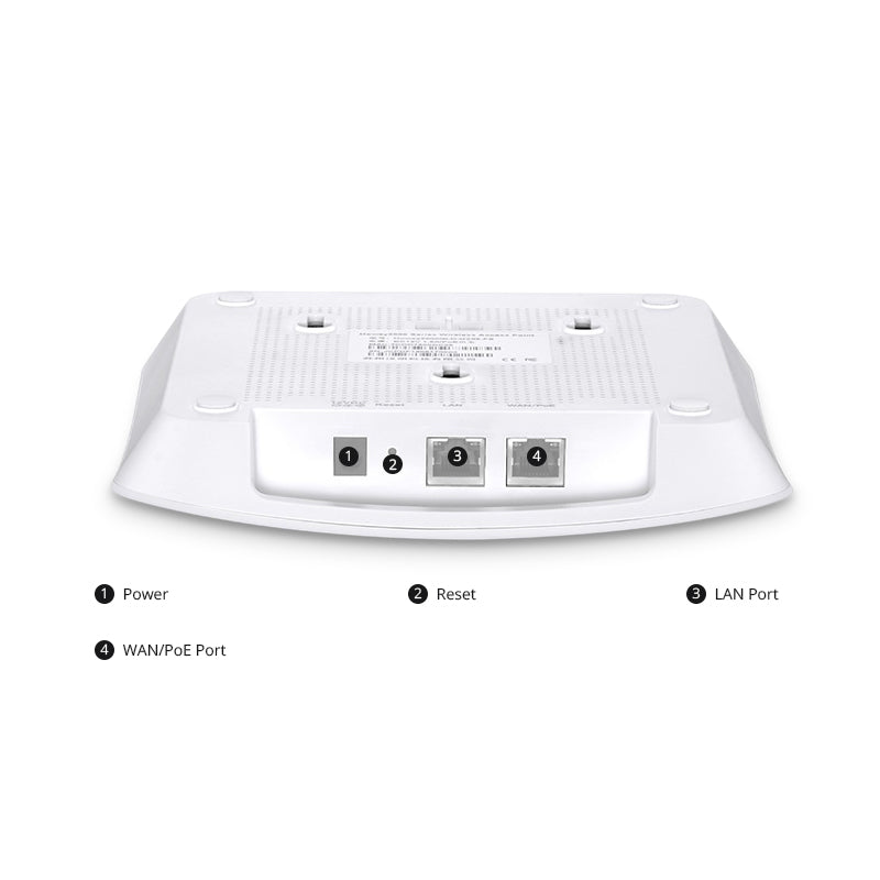 FS-AP1167C, Wi-Fi 5 802.11ac Wave 2, 1167 Mbps Wireless Access Point, 2 × 2 MU-MIMO Dual Radios (Power Adapter Included)