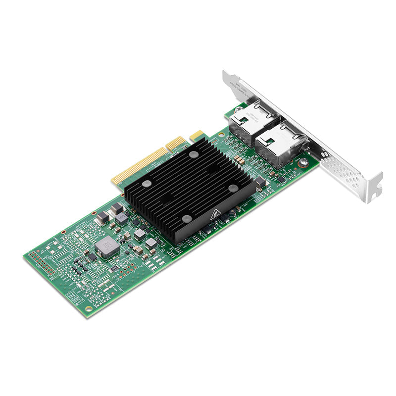 Broadcom® BCM957416A4160C Ethernet Network Interface Card, P210TP 10GbE Dual-port RJ45, PCIe 3.0 x 8, Tall & Short Bracket