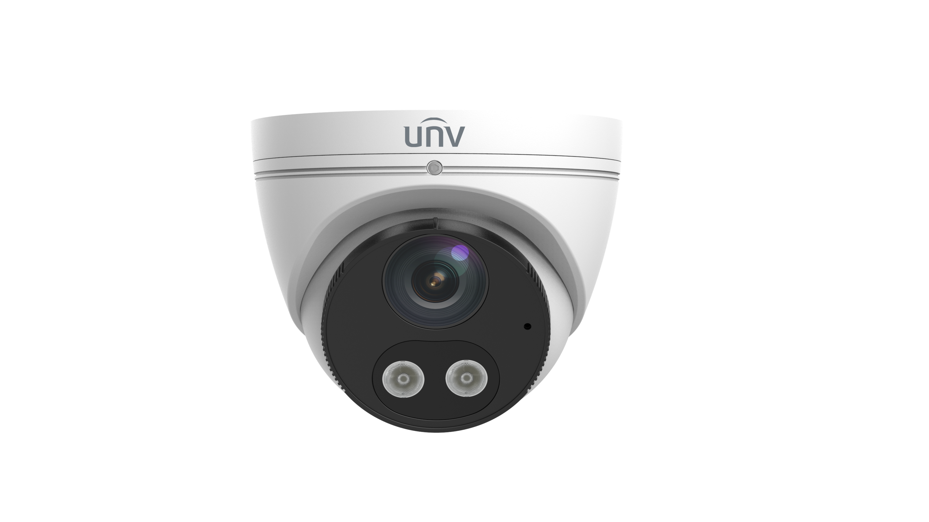 Uniview IPC3612SR3-ADF40KMC-DL  2MP Dual Light Fixed Turret, 4.0mm, Built-in Mic & Speaker