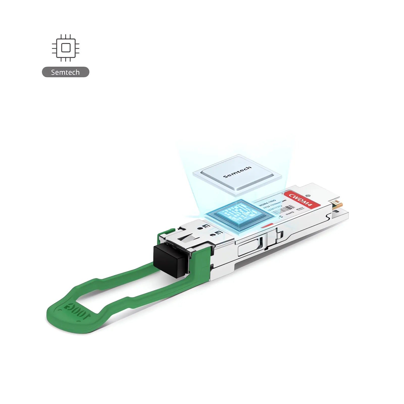 Cisco QSFP-100G-CWDM4-S 100 Gigabit QSFP28 CWDM4 Optical Transceiver for 2 km Single-Mode Fiber Networks