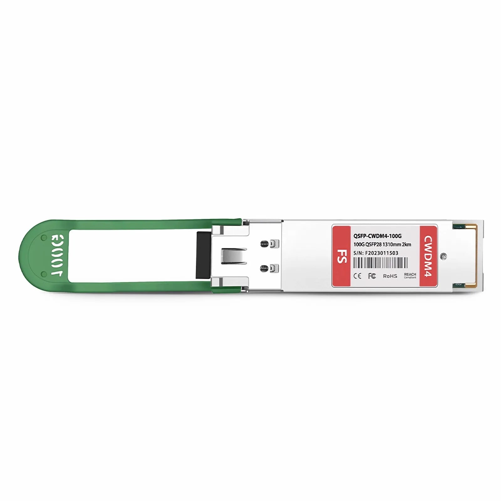 Cisco QSFP-100G-CWDM4-S 100 Gigabit QSFP28 CWDM4 Optical Transceiver for 2 km Single-Mode Fiber Networks