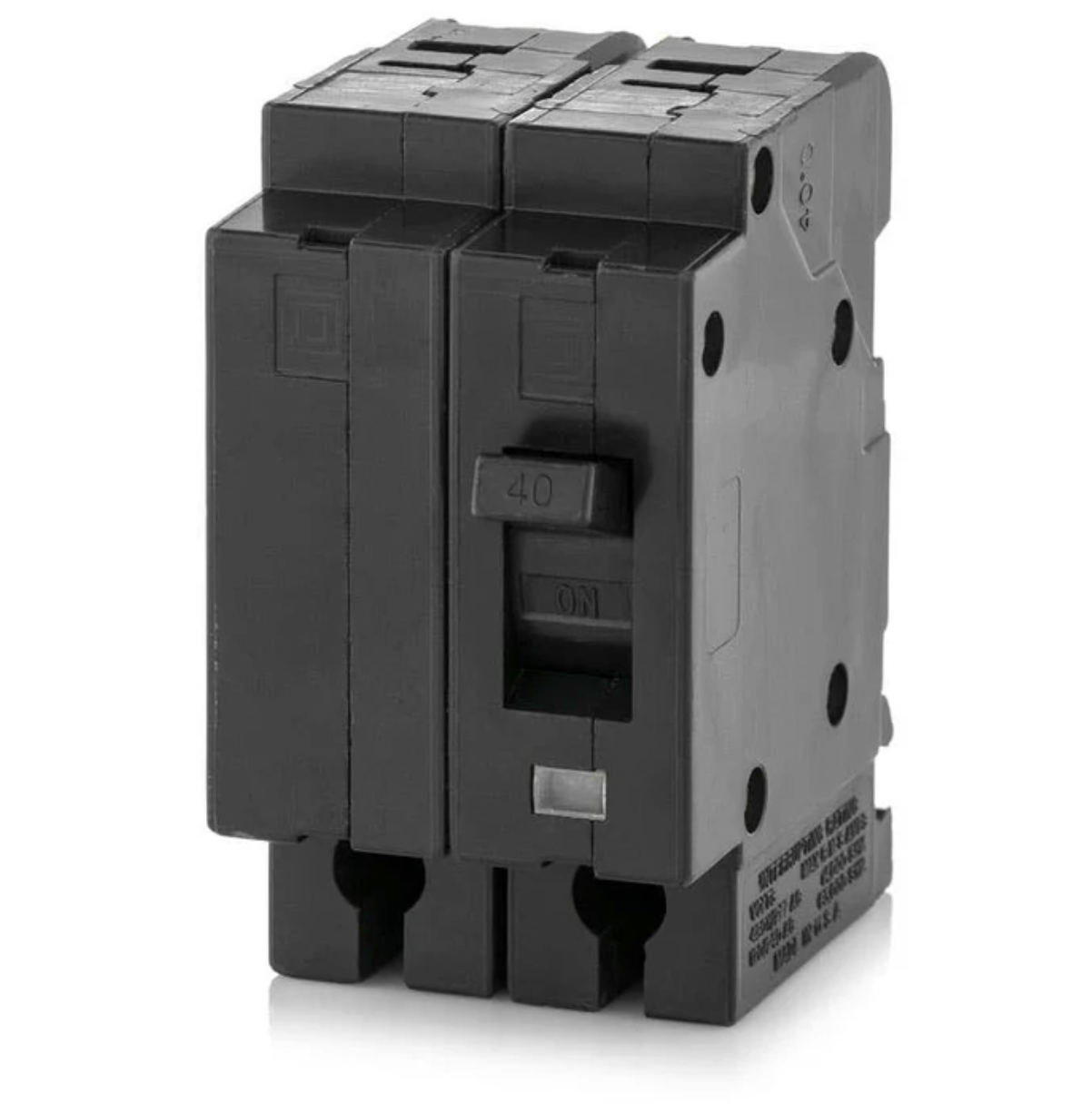EH24040 | Square D EH Series 40A 2-Pole Molded Case Circuit Breaker, 480Y/277VAC