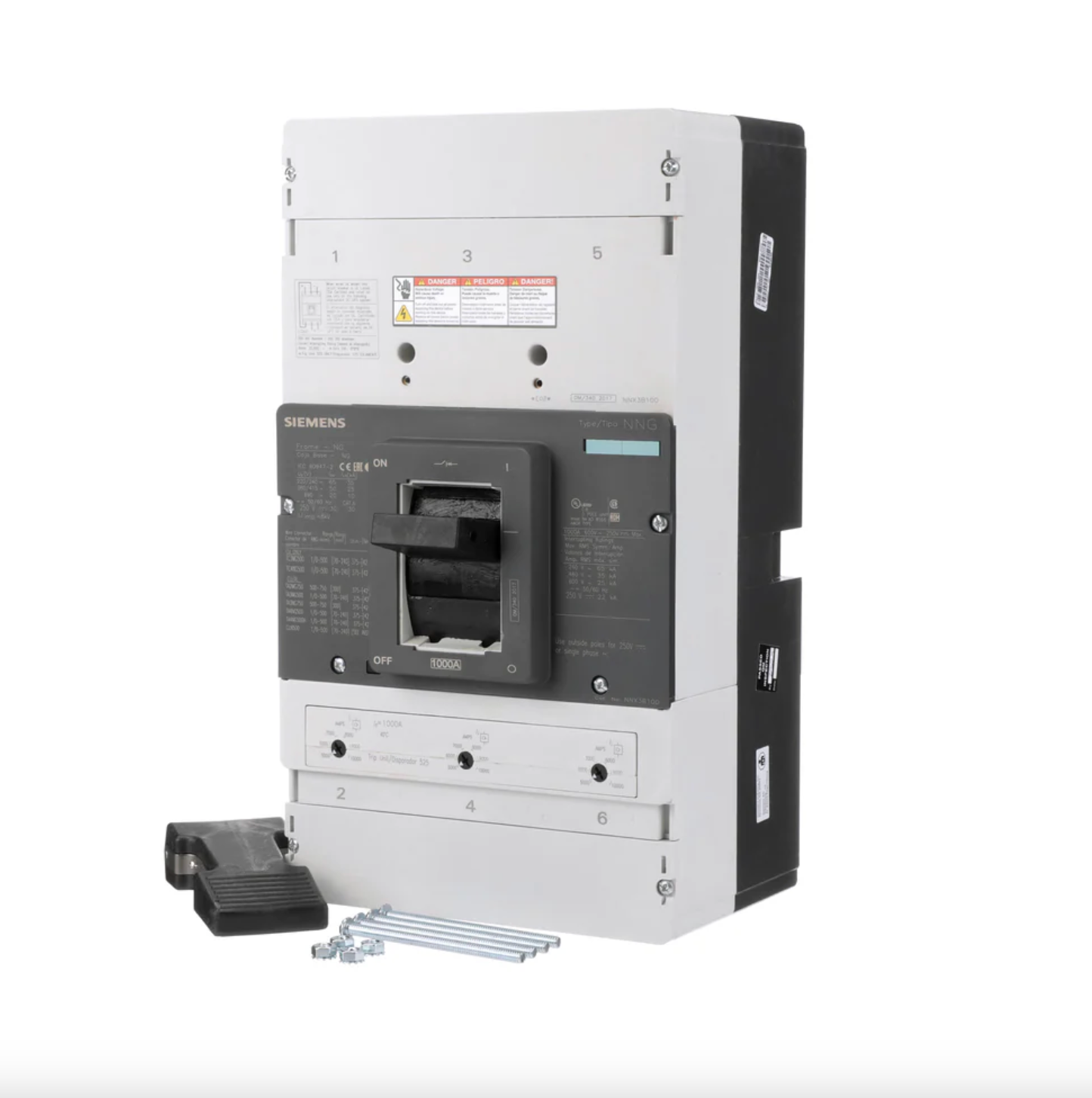 Siemens NNX3B100 1000A 3-Pole Molded Case Circuit Breaker 600VAC 35kA VL Series
